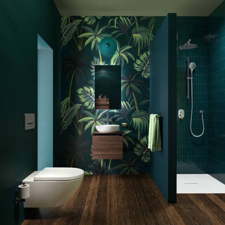 Badezimmer-Design "Urban Jungle"