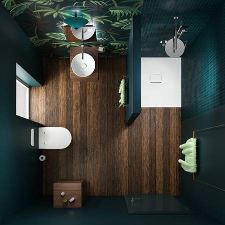 Badezimmer-Design "Urban Jungle"