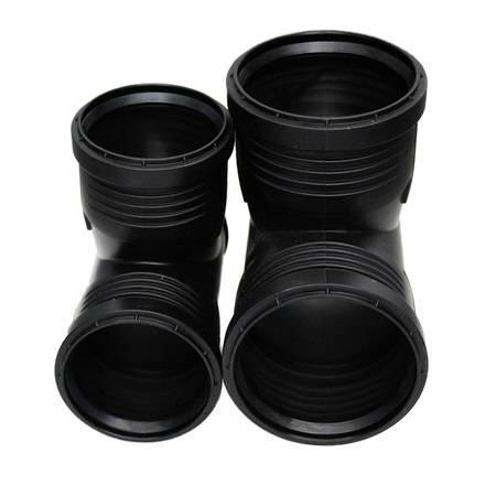 Sichtbarer Vergleich durch Gegenüberstellung von DN 90 zu DN 100.