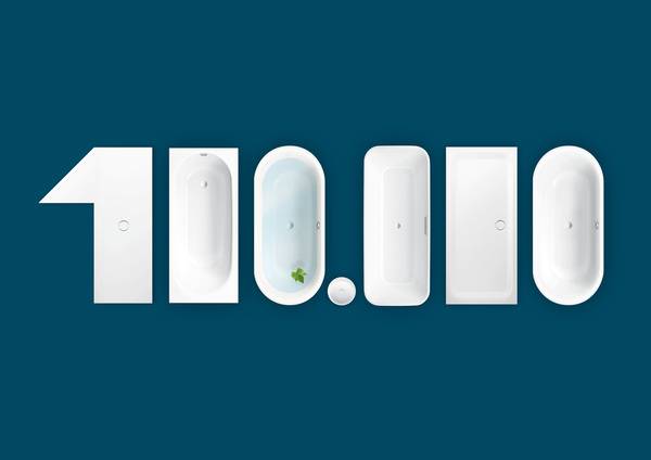 Der Badelemente-Hersteller Bette feierte jüngst einen Rekord: 100.000 Badelemente aus „grünem“, CO2-neutralem Stahl hat das Unternehmen mittlerweile produziert.