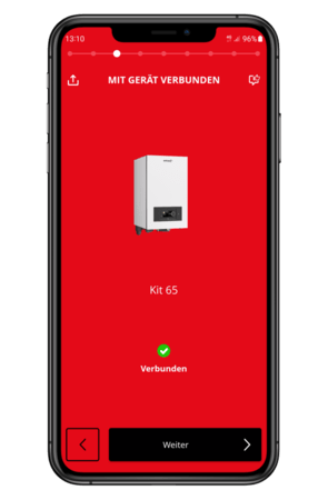 Die Inbetriebnahme erfolgt Schritt für Schritt über die BRÖTJE Start App.