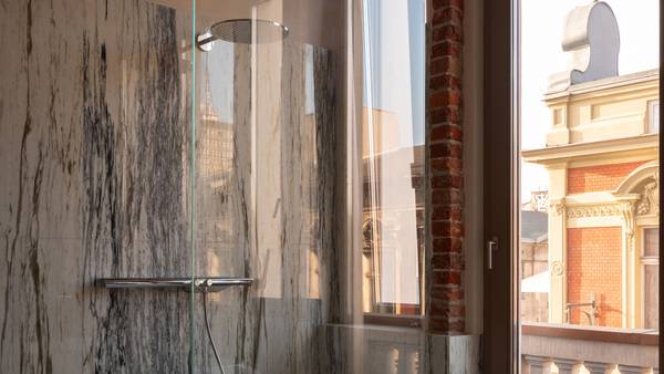 Grand Hotel Łódź mit Dusche