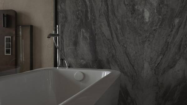 Die Kaldewei Meisterstück Emerso ist eine Einzelbadewanne.