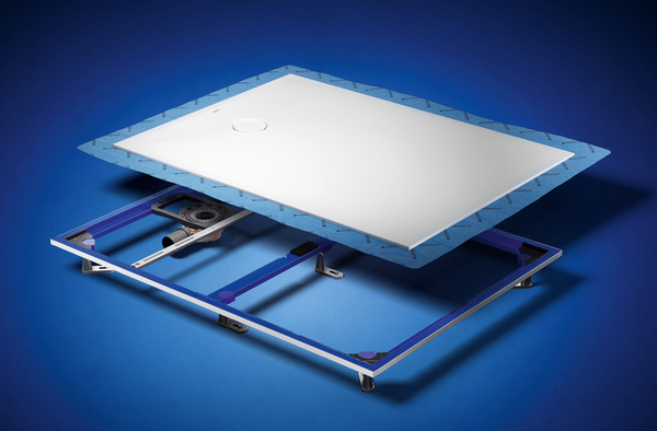 Der Duofix Installationsrahmen bildet in Kombination mit der CleanFloor30 Duschfläche eine überzeugende Systemlösung nach dem bewährten Prinzip der Geberit Vorwandinstallation.