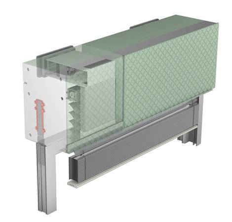 Shadow Airfox L ist ein Aufsatz-Raffstorekasten mit oben liegendem Airfox-Modul.