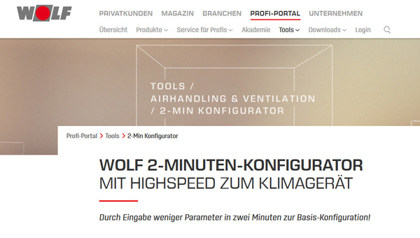 "Little BIM": 2-Minuten-Konfigurator für Klimageräte
