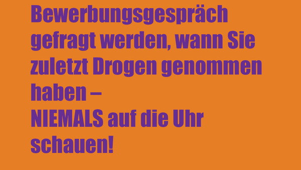 33 Bewerber, die den Job wohl eher nicht bekommen haben