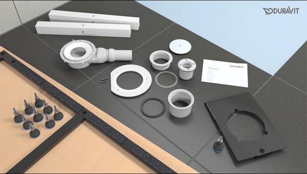 Duravit: Duschwannen-Einbau Schritt für Schritt