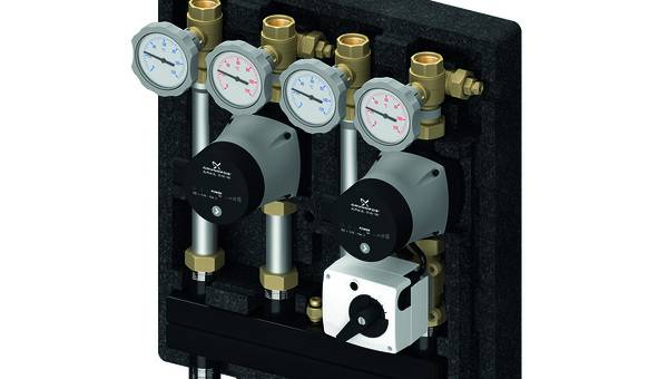 MeiFlow Kombimix: Pumpengruppe und Verteiler in Einem