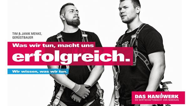 ZDH-Kampagne setzt auf starke Handwerker-Charaktere