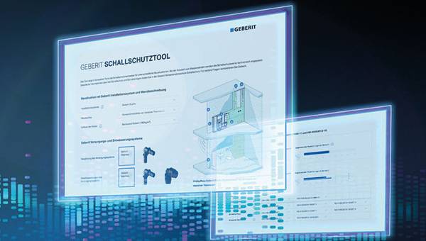 Geberit: So erfüllen Sie den Schallschutz bei Sanitärinstallationen