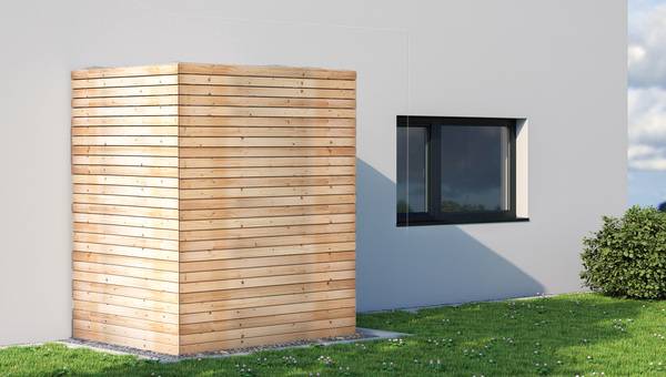 Holzpellets außen lagern?