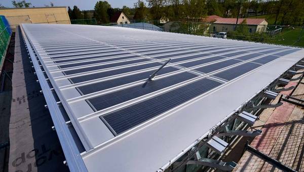 Kalzip Vario LB Turnhalle Kremmen