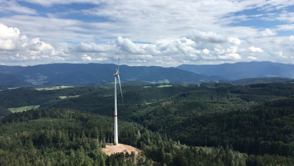 Der Südwesten braucht mehr Windenergieanlagen – Anlage bei Biederbach im Schwarzwald.