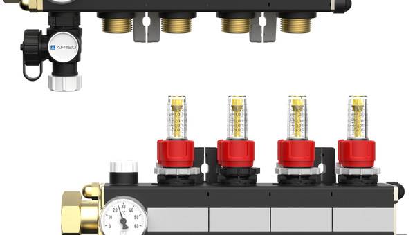 Premium-Verteilersystem aus Kunststoff für Flächenheizung und -kühlung