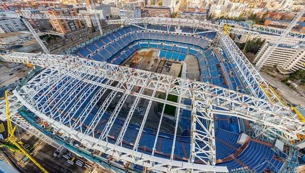 Bernabeu stadion madrid neues dach