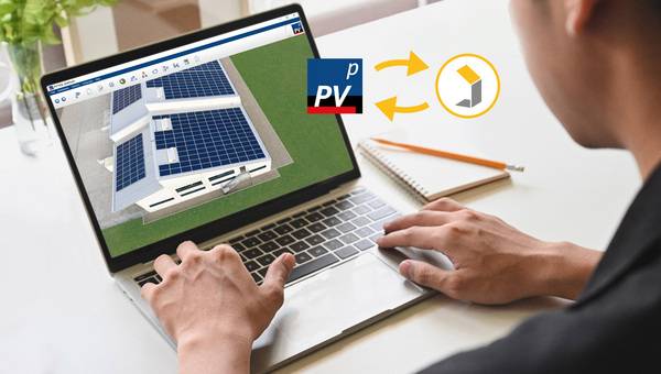 PV*SOL premium mit Schnittstelle zum Renusol PV-Configurator