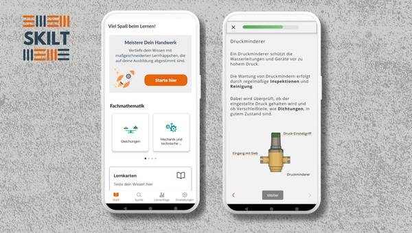 Digitale Lernhilfen für SHK-Anlagenmechaniker: Skilt Lernapp und Formel Guide im Überblick