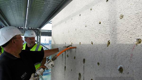 Heck Wall Systems Hinterfüllung WDVS Aufdoppelung