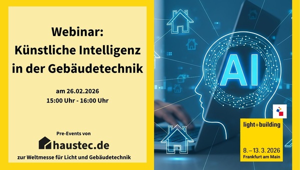 Webinar: Künstliche Intelligenz in der Gebäudetechnik