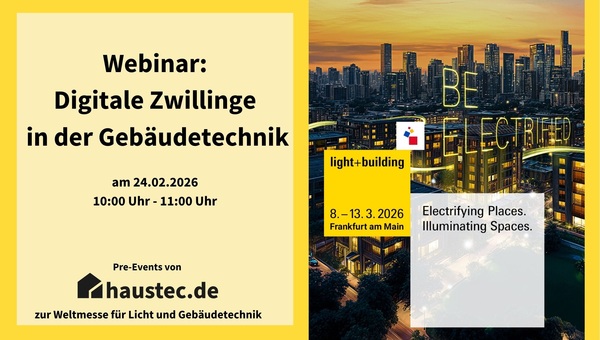Webinar: Digitale Zwillinge in der Gebäudetechnik
