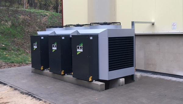 Kaskade Wärmepumpe von Remko in Waffelfabrik