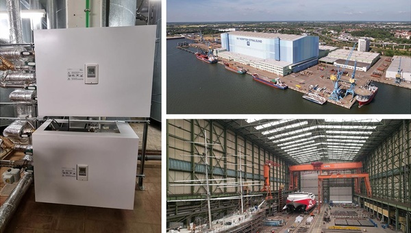 Werft Stralsund Malotech Frischwasserstationen