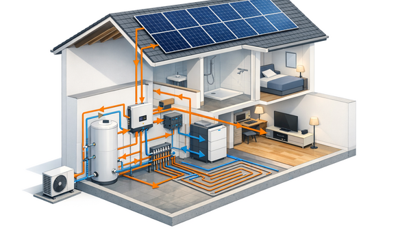 Wie funktioniert eigentlich PV-Strom für die SHK-Anlage?