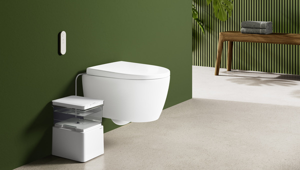 Die Installation des Geberit AquaClean Testsets ist auf jedem handelsüblichen WC möglich – und erfolgt durch den Kunden selbst mithilfe einer mitgelieferten Anleitung.