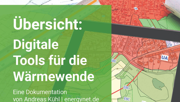 Marktübersicht für digitale Tools der kommunalen Wärmewende