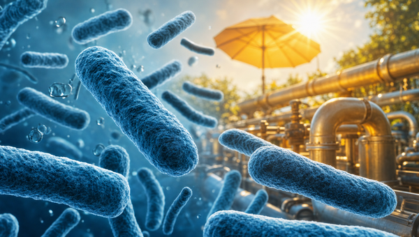 Legionellen im Sommer: Temperaturen belasten Trinkwasserhygiene 