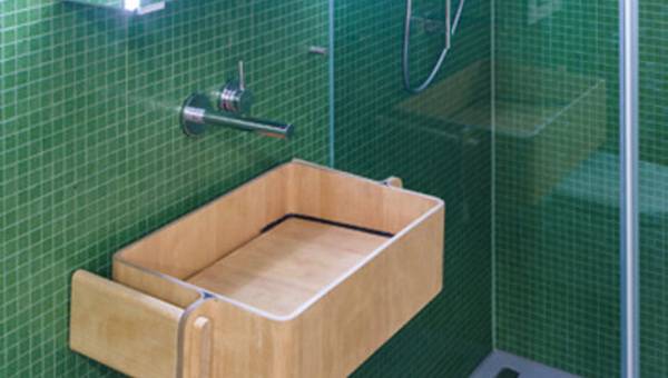 Biologisch abbaubares Waschbecken