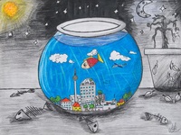 Ausstellung zum Wettbewerb "Wasser ist Leben"