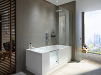 Duravit: Walk-In Dusche und Badewanne in einem