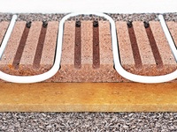 Bodensystem für Fußbodenheizung: Wärme- und Trittschalldämmung in einem