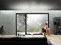 Clara Fenster AG: Fensterflügel komplett aus Glas