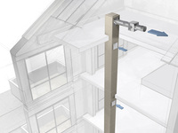 Schräder: Lüftungsschacht ohne Innenrohr