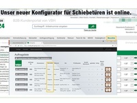 VBH: Schiebetürbeschläge online konfigurieren