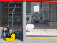 Wie Hebeanlagen Abwasser normgerecht und rückstausicher entsorgen 