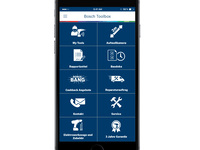 Toolbox App von Bosch