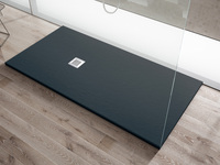 Artweger: Extraflache Mineralgusswannen Artstone im Schiefer-Look