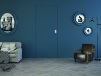 Drehtür Wingburg Kontura: Geschlossen in der Wand