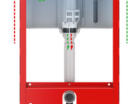 WC-Modul mit Hygienespülung von Tece