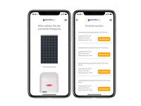Photovoltaik-Ersatzteil-App für Installateure
