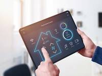 Smart-Home-Anwendung auf dem Tablet