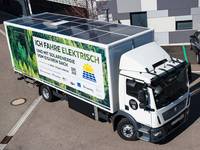 E-Lkw mit vollintegrierter Photovoltaik nimmt Fahrt auf