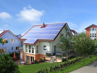 Photovoltaikanlage auf einem Haus