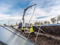 Eine mögliche Technologie, um von Erdgas unabhängig zu werden: Die im Jahr 2020 errichtete solarthermische Großanlage in Ludwigsburg/Kornwestheim.