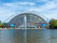 Messehalle in Leipzig