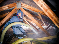 Einblasdämmung ermöglicht passgenaue Dämmschichten Einblasdämmung ermöglicht passgenaue Dämmschichten